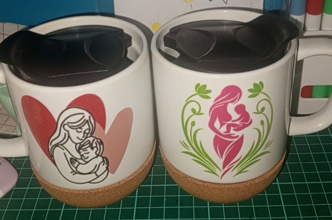Customised Cork base mug 
