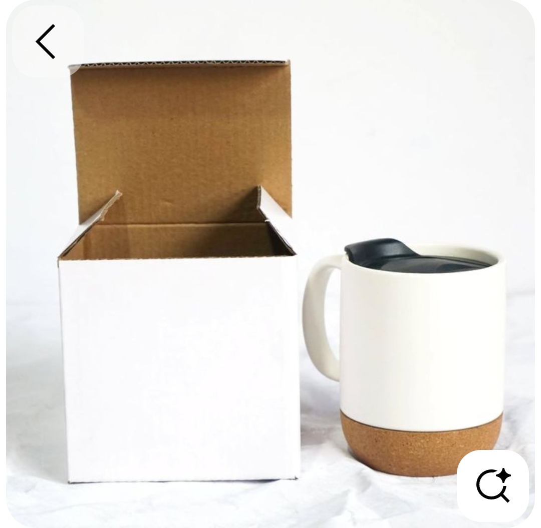 Customised Cork base mug  2