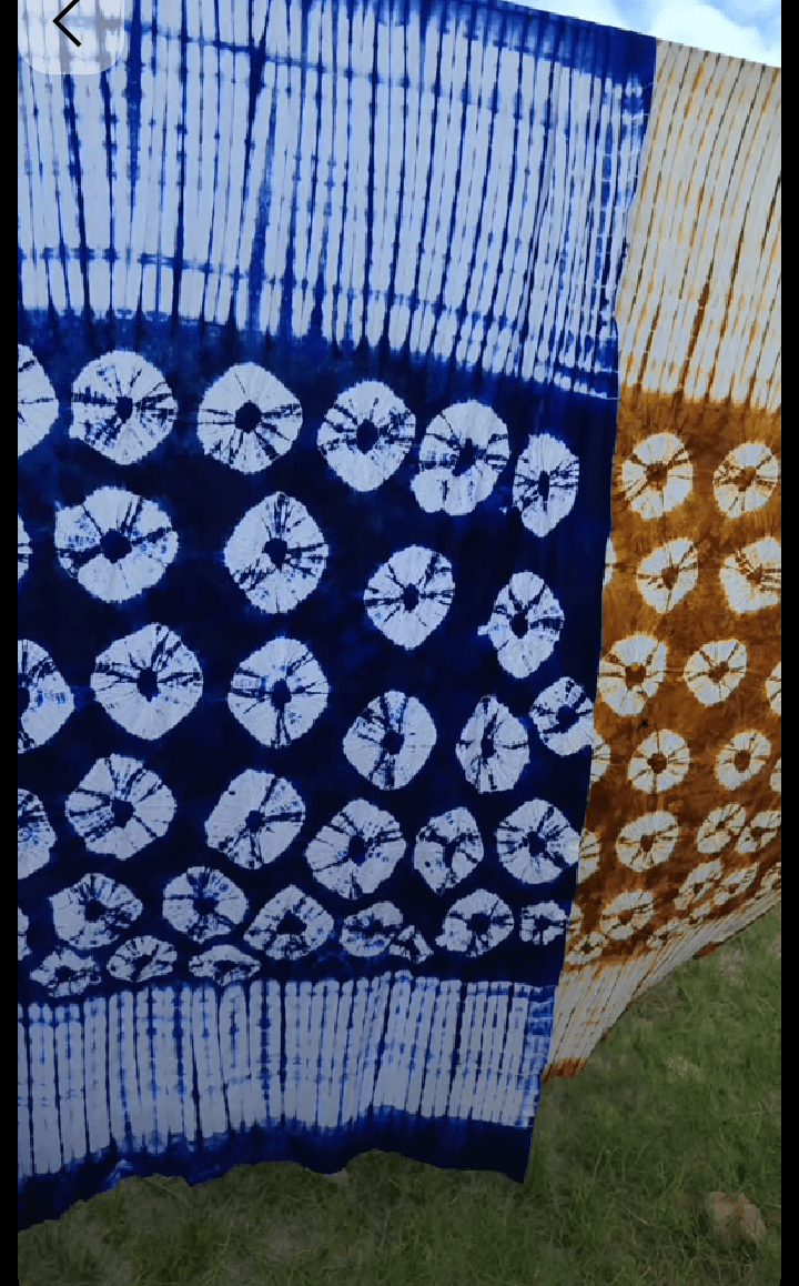 Batik and Tie Dye fabrics and shirt 3